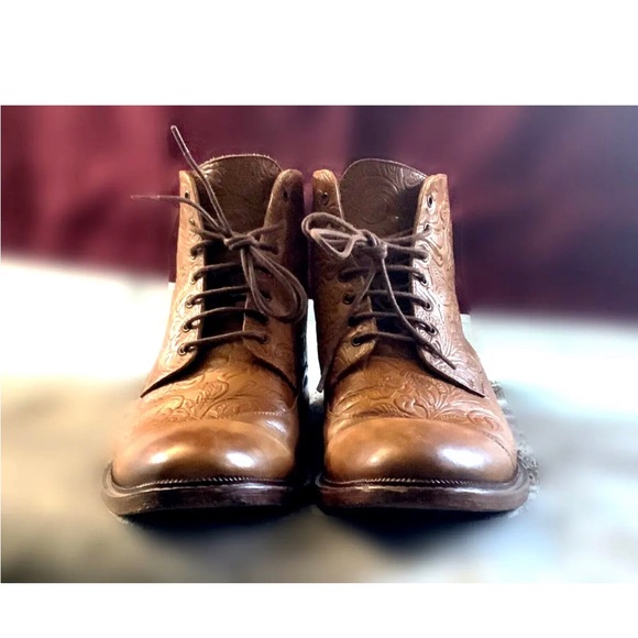Taft Paris Boot In Honey Floral MENS US 12/ EU 45 - Picture 2 of 4